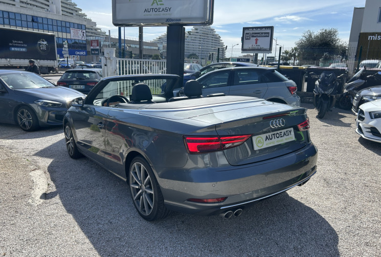 Audi A3 Cabriolet III (2) 2.0 TDI 184 Ch QUATTRO DESIGN LUXE STRONIC 6 * ENTRETIEN AUDI * COCKPIT 