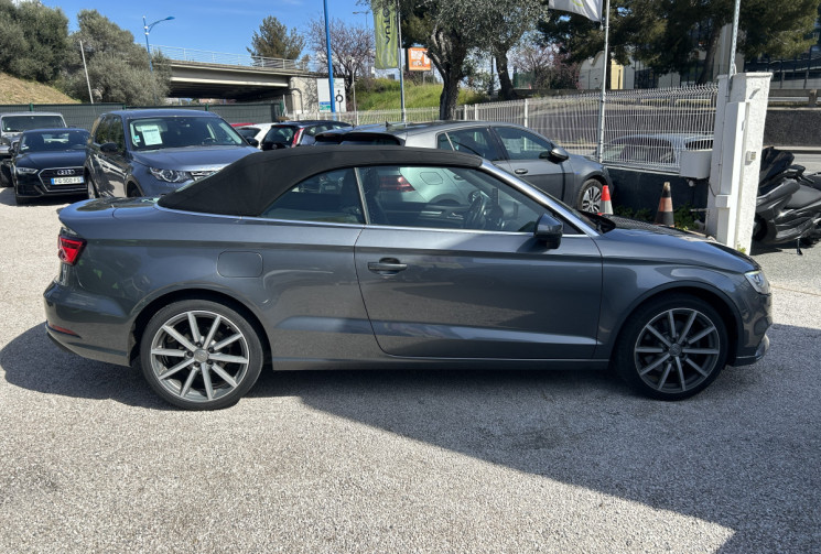 Audi A3 Cabriolet III (2) 2.0 TDI 184 Ch QUATTRO DESIGN LUXE STRONIC 6 * ENTRETIEN AUDI * COCKPIT 