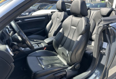 Audi A3 Cabriolet III (2) 2.0 TDI 184 Ch QUATTRO DESIGN LUXE STRONIC 6 * ENTRETIEN AUDI * COCKPIT 