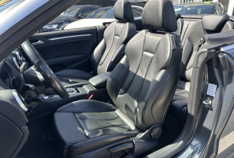 Audi A3 Cabriolet III (2) 2.0 TDI 184 Ch QUATTRO DESIGN LUXE STRONIC 6 * ENTRETIEN AUDI * COCKPIT 