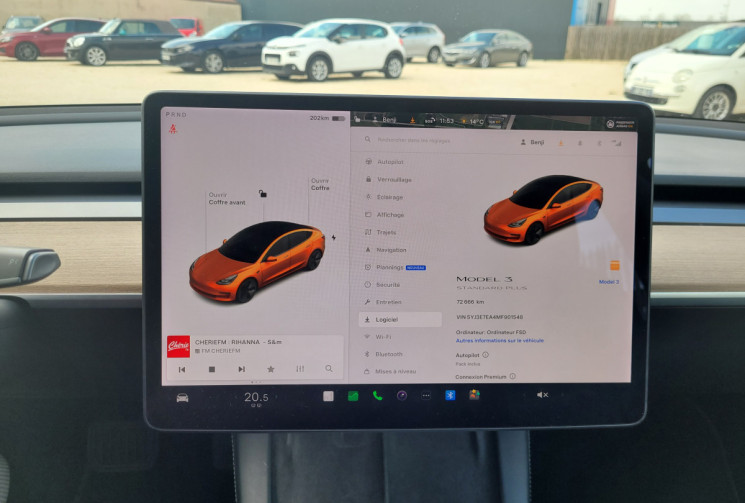 Tesla Model 3 PHASE 2 STANDARD PLUS 275 RWD