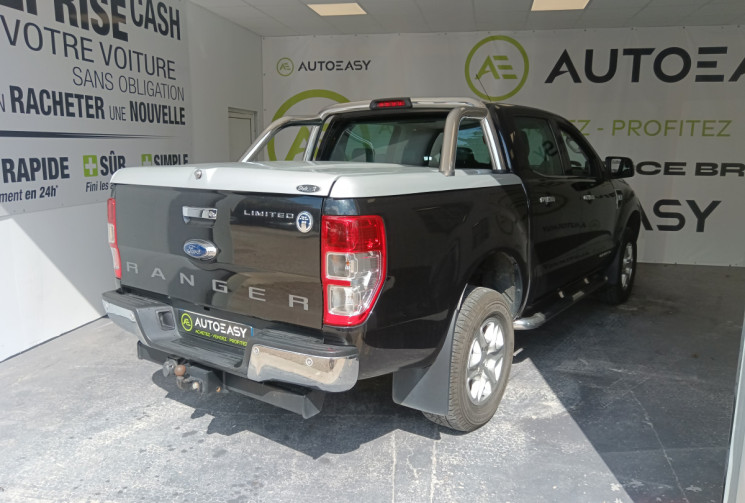 Ford Ranger  III 2.2 TDCi 150ch DOUBLE CAB LIMITED 4x4 BVA ENTRETIEN A JOUR GARANTIE 6 MOIS