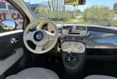 FIAT 500 LOUNGE 69cv 1.2 MPI * Toit Panoramique * Distribution 04/2025 * Roue de secours