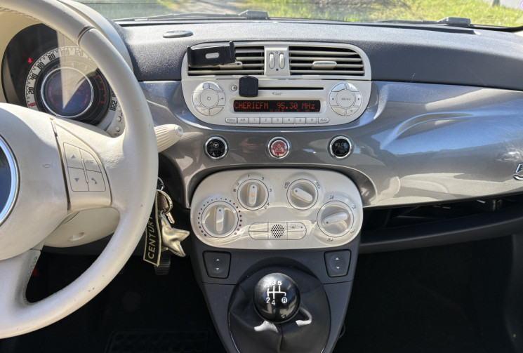 FIAT 500 LOUNGE 69cv 1.2 MPI * Toit Panoramique * Distribution 04/2025 * Roue de secours