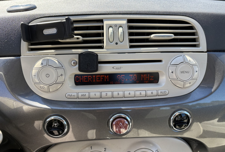 FIAT 500 LOUNGE 69cv 1.2 MPI * Toit Panoramique * Distribution 04/2025 * Roue de secours