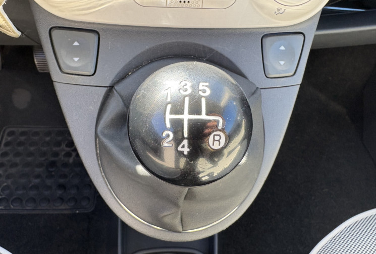 FIAT 500 LOUNGE 69cv 1.2 MPI * Toit Panoramique * Distribution 04/2025 * Roue de secours