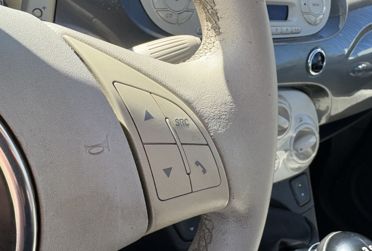 FIAT 500 LOUNGE 69cv 1.2 MPI * Toit Panoramique * Distribution 04/2025 * Roue de secours