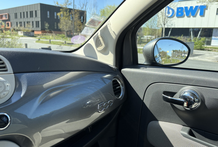FIAT 500 LOUNGE 69cv 1.2 MPI * Toit Panoramique * Distribution 04/2025 * Roue de secours