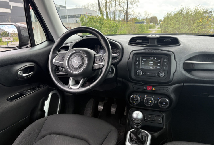 Jeep RENEGADE LONGITUDE 120 cv 1.6 CRD * Distribution Faite 03/2025 & Entretien complet * Radar