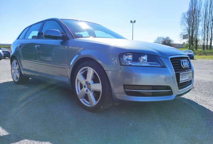 Audi A3 SPORTBACK 1.6 TDI 105 CARPLAY CAMERA INJECTEURS NEUFS CT OK 