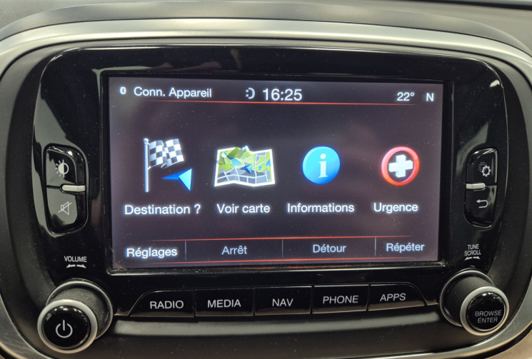 FIAT 500X 1.6 Multijet 16v 120ch Lounge Pack hiver+Toit ouvrant