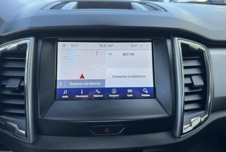 Ford Ranger 2.0 TDCi 170ch Super Cab XLT BVA10 / ATTELAGE / CAMERA DE RECUL / GPS