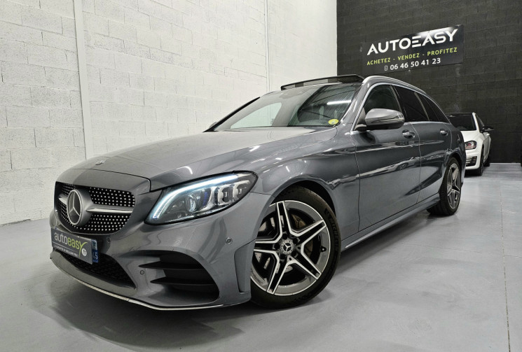 Mercedes CLASSE C 220D 194 cv bva pack AMG / TO / burmester / origine france