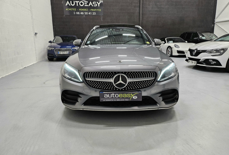 Mercedes CLASSE C 220D 194 cv bva pack AMG / TO / burmester / origine france