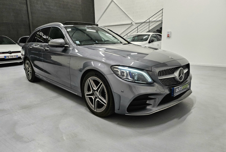 Mercedes CLASSE C 220D 194 cv bva pack AMG / TO / burmester / origine france