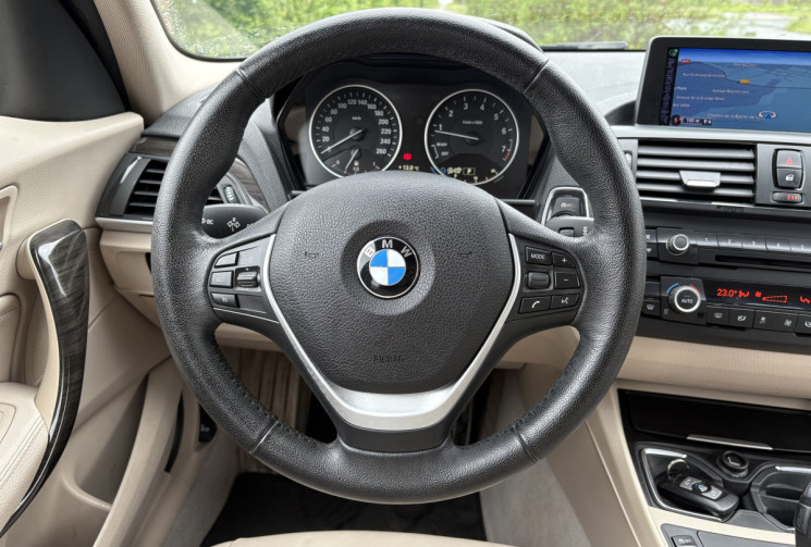 BMW Série 1 116i 136 cv BVA * Grand Ecran * Cuir * Radars * 5p * Lounge * Chaine de Distri