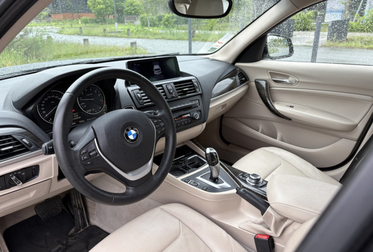 BMW Série 1 116i 136 cv BVA * Grand Ecran * Cuir * Radars * 5p * Lounge * Chaine de Distri