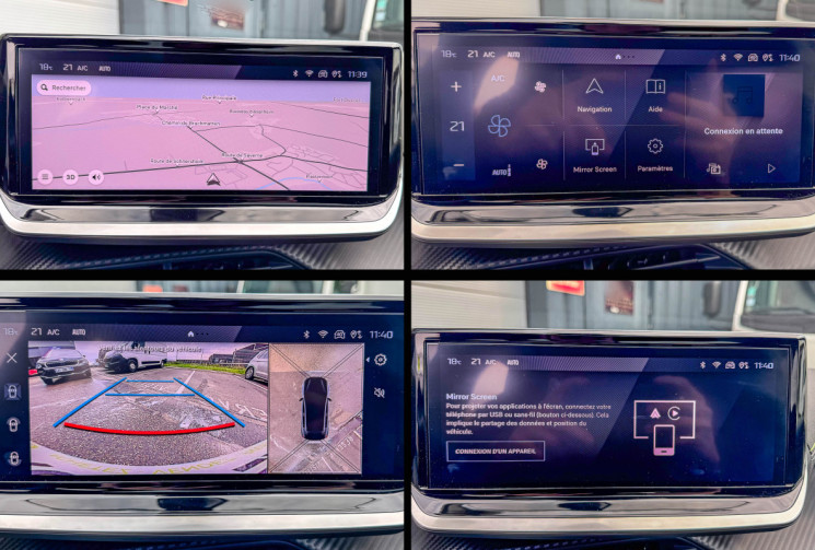 Peugeot 208  E GT 156 cv 51 kW chargeur 11kW  toit panoramique 360° alcantara GPS Drive Assist