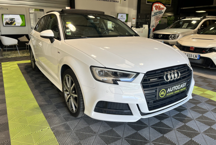 Audi A3 SPORTBACK 2.0 TDI 184 ch S tronic 7 Quattro S-LINE DESIGN LUXE