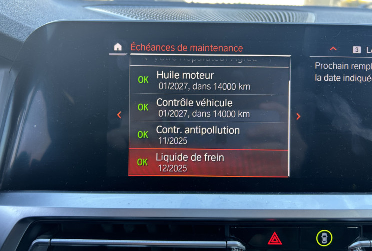 BMW Série 3 320D MILD HYBRID XDRIVE 190 Ch M SPORT BVA8 * FEUX LED * CARPLAY * GPS * DIGITAL COCKPIT
