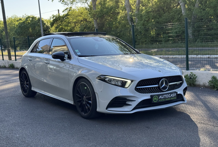 Mercedes Classe A 180  AMG Line 136 ch 7G-DCT / Toit ouvrant / Carplay / Lumiere / Pack Sport Black