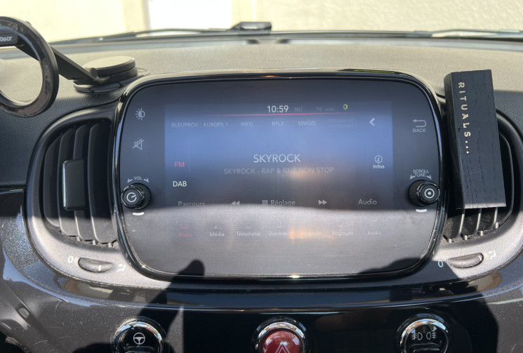 FIAT 500 1.2 MPi 69ch BVA LOUNGE DUALOGIC 