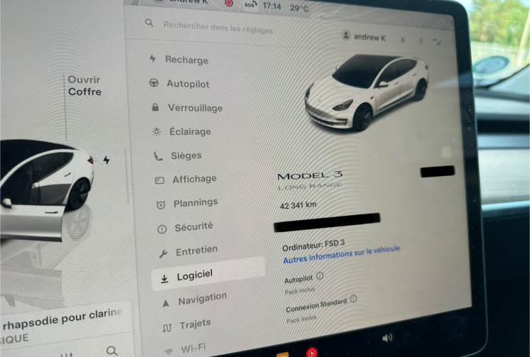 Tesla Model 3 LONG RANGE 75 KWH 620 KM ATTELAGE