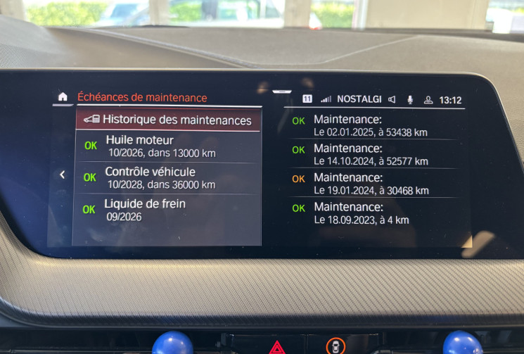 BMW Série 1 5 portes 116d 1.5 d 12V DCT7 12V 116 M SPORT / SUIVI COMPLET BMW