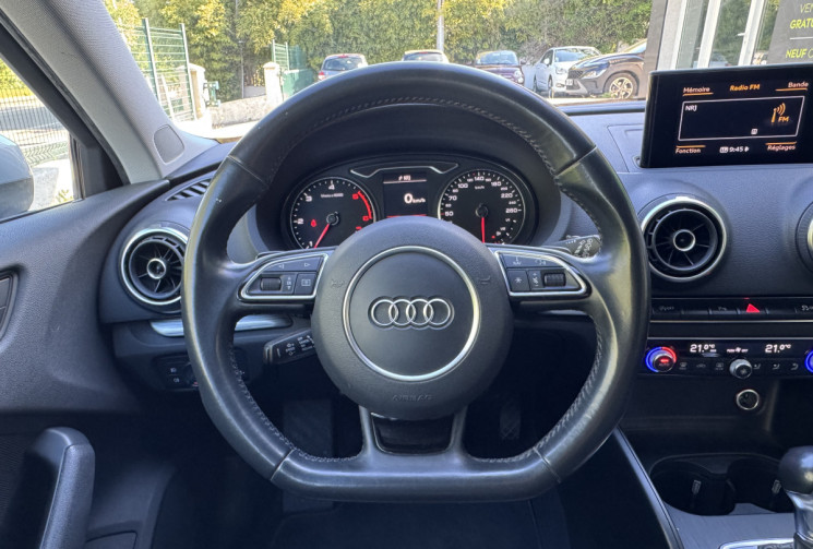 Audi A3 SPORTBACK 2.0 TDi 150 S-Tronic 6 Ambition Luxe / 1ère Main / Camera / Cuir / Xenon