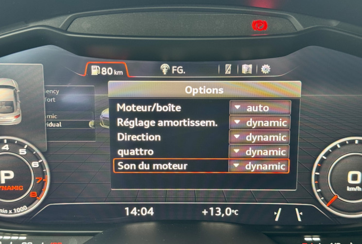 Audi TT MK3 2.0 TFSI 230 S LINE QUATTRO S TRONIC * PREPA + FLEXFUEL * HISTORIQUE ENTRETIEN COMPLET