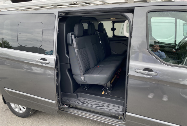 Ford TRANSIT CUSTOM FG I 310 L2H1 2.0 TDCi DOUBLE CABINE S&S 170 CV 6 PLACES + AMENAGEE --PAS DE TVA