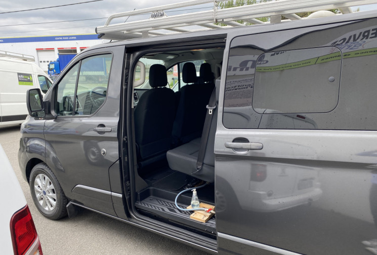 Ford TRANSIT CUSTOM FG I 310 L2H1 2.0 TDCi DOUBLE CABINE S&S 170 CV 6 PLACES + AMENAGEE --PAS DE TVA