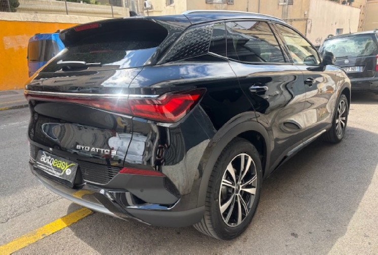 BYD Atto 3 Design 204cv 60,5 Kwh ORIGINE FRANCE 1er main / CARPLAY / CAMERA 360° / SIEGE CHAUFFANT