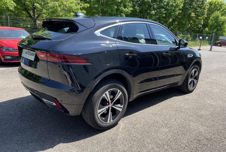 Jaguar E-Pace D165 ch MHEV R-Dynamic BVA AWD/Toit Pano/Apple CarPlay/ Sellerie Cuir et Elect. 