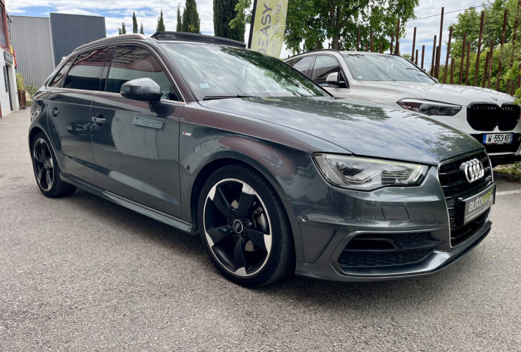 Audi A3 Sportback 2.0 TDI 150 ch S line S tronic 6 / CAMERA / TOIT OUVRANT / REGULATEUR ADAPTATIF  