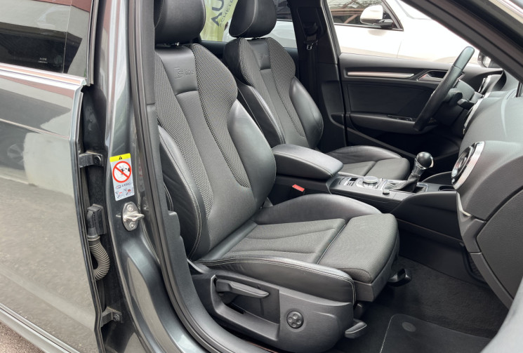 Audi A3 Sportback 2.0 TDI 150 ch S line S tronic 6 / CAMERA / TOIT OUVRANT / REGULATEUR ADAPTATIF  