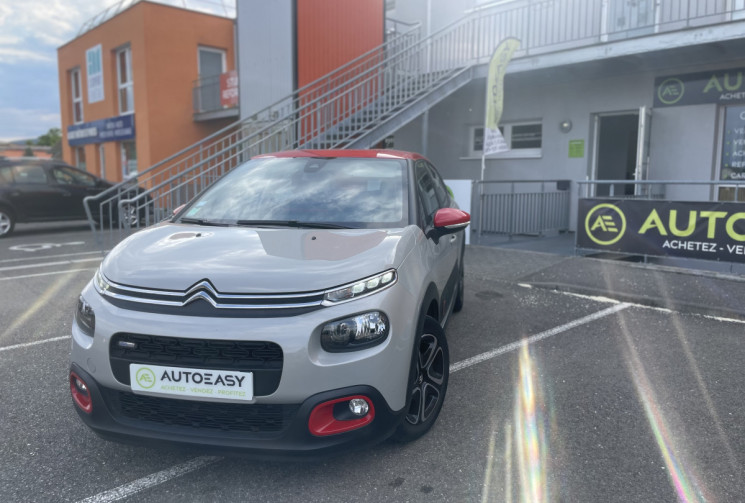 Citroën C3  1.2 Pure Tech 82 ch SHINE  Courroie de distribution OK entretien suivi