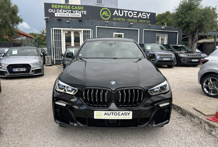BMW X6 (G06) XDRIVE30D 265 Ch M SPORT BVA8 * ENTRETIEN BMW * CUIR BLANC * SIEGES + VOLANT CHAUFFANTS