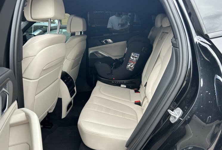 BMW X6 (G06) XDRIVE30D 265 Ch M SPORT BVA8 * ENTRETIEN BMW * CUIR BLANC * SIEGES + VOLANT CHAUFFANTS