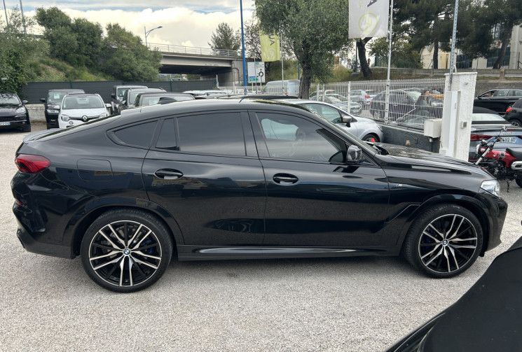 BMW X6 (G06) XDRIVE30D 265 Ch M SPORT BVA8 * ENTRETIEN BMW * CUIR BLANC * SIEGES + VOLANT CHAUFFANTS