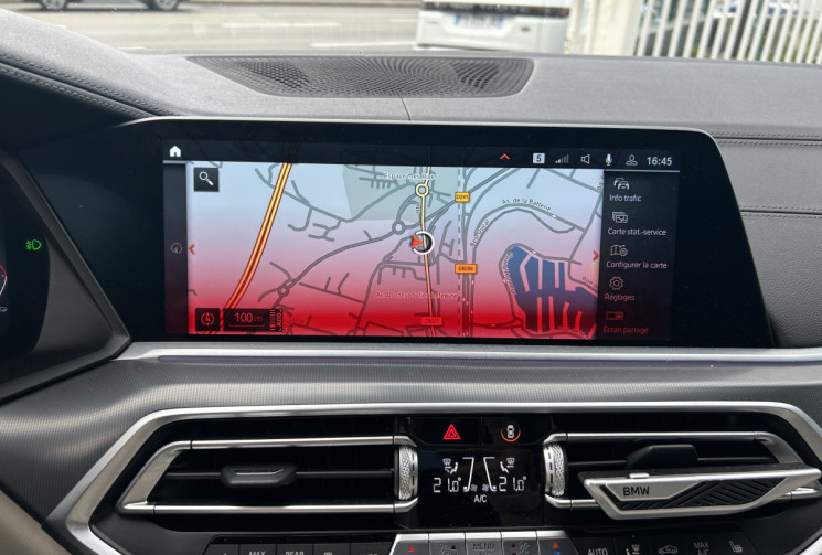 BMW X6 (G06) XDRIVE30D 265 Ch M SPORT BVA8 * ENTRETIEN BMW * CUIR BLANC * SIEGES + VOLANT CHAUFFANTS