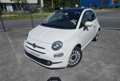 FIAT 500 1.2 69cv Pack Lounge * FULL CUIR * CARPLAY * RADAR  * TBE CARROSSERIE *             