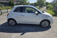 FIAT 500 1.2 69cv Pack Lounge * FULL CUIR * CARPLAY * RADAR  * TBE CARROSSERIE *             