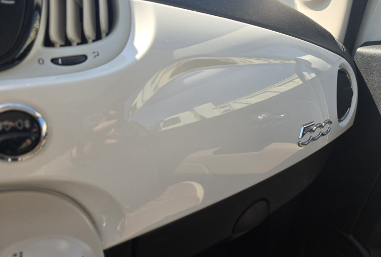 FIAT 500 1.2 69cv Pack Lounge * FULL CUIR * CARPLAY * RADAR  * TBE CARROSSERIE *             