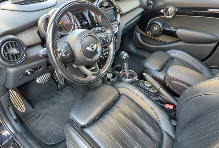 Mini Cooper S 2.0 i 192 CH JCW 5 PORTES BVA 1 ere main TOIT OUVRANT CUIR ...