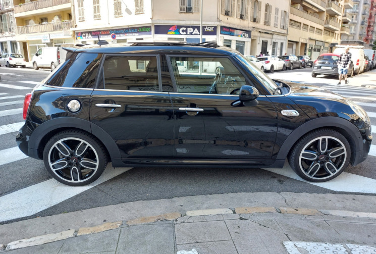 Mini Cooper S 2.0 i 192 CH JCW 5 PORTES BVA 1 ere main TOIT OUVRANT CUIR ...