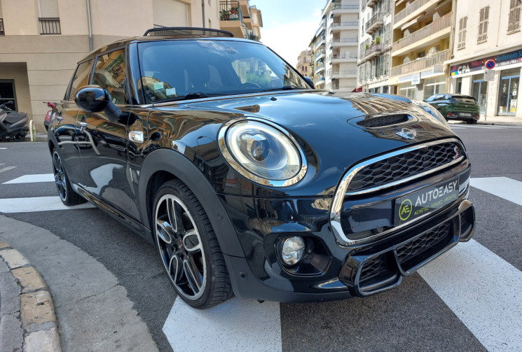 Mini Cooper S 2.0 i 192 CH JCW 5 PORTES BVA 1 ere main TOIT OUVRANT CUIR ...