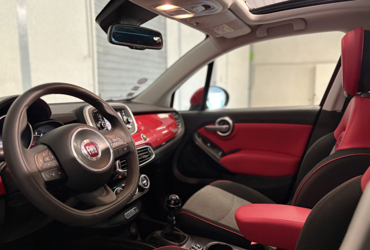 FIAT 500X 500 X 1.4 140 cv POP STAR  TOIT OUVRANT ROUGE AMORE