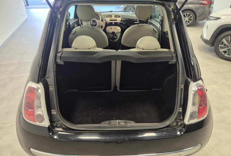 FIAT 500 1.2i 69 CV Lounge toit pano/bio-éthanol E85