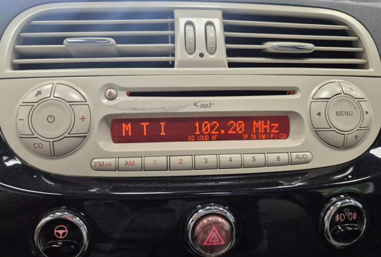 FIAT 500 1.2i 69 CV Lounge toit pano/bio-éthanol E85